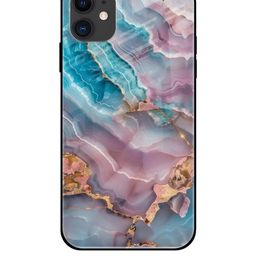 QRIOH Geometric Printed iPhone 12 Mini Back Case Mobile Accessories-image-95
