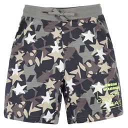 Plum TreeCamouflage Style Stars Printed Shorts - Grey-image-69