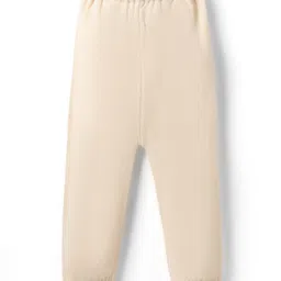 Babyhug Knit Full Length Solid Colour Fleece & Woolen Bottom Wear - White-picture-13