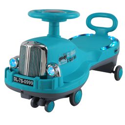 JoyRide Glamour DLX Light-Up Magic Car Easy Glide Ride-On Toy for Kids LED Lights, Music & 360 Swivel Wheels Indoor/Outdoor 2+ Years green-picture-42