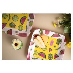 Superware Melamine Kids Snack Plate 7.5" Strawberry Pink (Set Of 2)-25