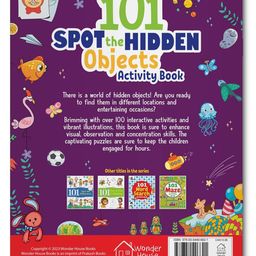 wonder house books 101 SPOT the HIDDEN Objects Activity Book Pack of 1- English image 2