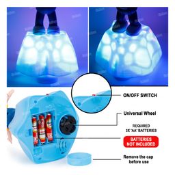 Fiddlerz Musical Toy Dancing Boy 360 Degree Rotating 5D Flashing Lights for Kids Sound Toy Battery Included Pack of 1 - Multicolour image 4