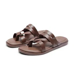 RARE RABBIT Men Leather Comfort Sandals-picture-55
