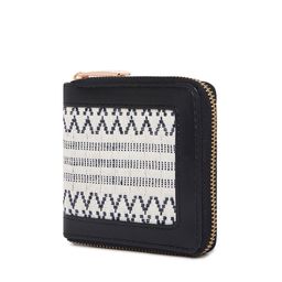 KLEIO Jacquard Weave Zip Around Wallet image 3