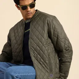 Being Human Double Collar Quilted Jacket-picture-36