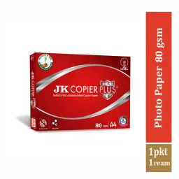 JK Copier Plus 80 GSM A4 Size Multipurpose Paper 500 Sheets White (Pack of 1 Ream)-43