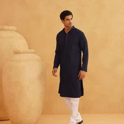 SOJANYA Men Checked Kurta-picture-18