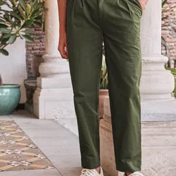 PRIMAL GRAY Men Solid Mid-Rise Casual Chinos-image-99