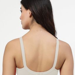 LILY Solid Full Coverage Non Padded Non-Wired Regular Minimizer Bra image 3