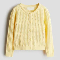 H&M Pointelle-Knit Cotton Cardigan-image-68