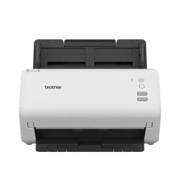 Brother Desktop Document Scanner 40 PPM 2-Sided (Duplex) Scan White & Black, ADS-3100-1