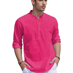 SQS Men Cotton Straight Kurtas-picture-22