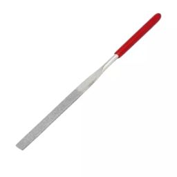 EXCEL IMPEX Flat Diamond File Total Length 180 mm, Coating Length 70 mm, ED50-5