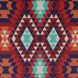 Reinvention Factory Red Ikat Printed Open Bin image 2