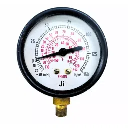 Japsin Instrumentation Commercial Freon Gauge -30 inHg to 150 PSI Range 63 mm (2½ Inch) Dial Size, JIPL-CPG-63MM-B5-74
