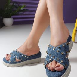 Carlton London Embellished Wedge Sandals-22
