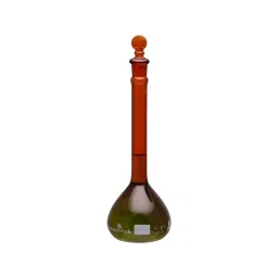 Supertek 10 ml QR Coded Volumetric Flask ASTM Amber Color Narrow Mouth Class A with Glass Stopper and Individual Works Certificate, 46.412.0025QR (Pack of 6) image 4