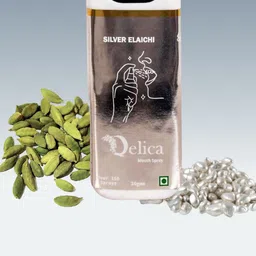 Qelica Set Of 5 Mouth Freshener Spray 10 g Each Silver Elaichi-25