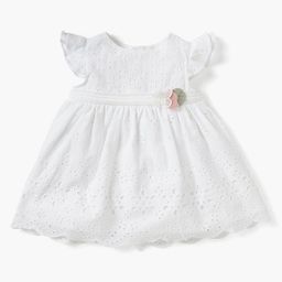 Giggles by Babyshop Girls Embroidered Schiffli Fit & Flare Dress-image-28