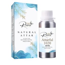 THE RUPAWAT Perfumery House Attarful 1020 100% Natural Alcohol-Free Attar - 100 ml-image-82