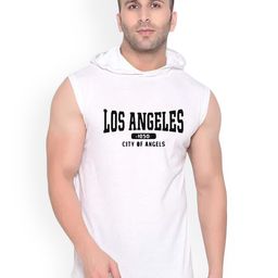 Fashnobic Los Angeles Printed Hooded Gym Vest - K__Print-165_gym_vest White M-image-91