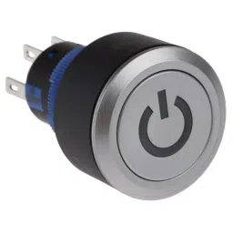 RS PRO Illuminated Push Button Switch Momentary 22.2 mm Cutout DPDT Green LED 250 V AC, 1758983-picture-18