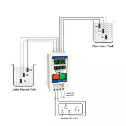 Mivan Technologies Single Phase Digital Water Level Controller for up to 3 HP Motor, DSL RTC image 2