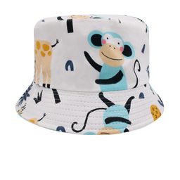 JENNA Unisex Kids Blue Self Design Sun Hat-image-52