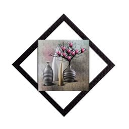eCraftIndia Multicoloured Floral UV Wall Art-picture-51
