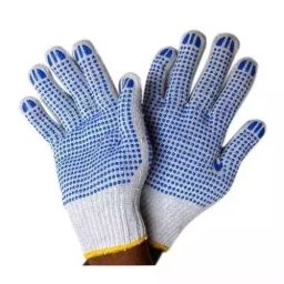STOCKHAWKERS Safety Hand Gloves White and Blue Color Free Size (Pack of 60 Pair)-image-70