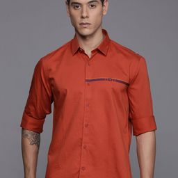 Louis Philippe Sport Cotton Slim Fit Opaque Casual Shirt-picture-27