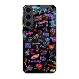 QRIOH Conversational Printed Samsung Galaxy S23 Plus 5G Back Case Mobile Accessories-image-29