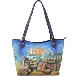 Anuschka Women Graphic Printed Swagger Leather Shoulder Bag-7