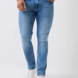 SPYKAR Men Regular Fit Mid-Rise Light Fade Stretchable Jeans-image-97