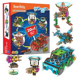 Smartivity 20 in 1 Multi Builds Spin n Go Kit - Multicolor-55