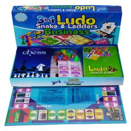 BitFeex 3 in 1 Ludo snake & Ladders Business Board Game Set for Kids - Multicolor-20