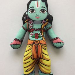 Little Canvas Ram Darbaar Plush Dolls Multicolour - Height 18 cm image 2