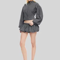LULU & SKY High Neck Jacket WithShortsCo-Ords-picture-32