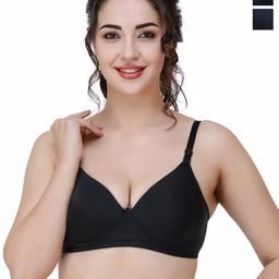 College Girl Pack Of 2 Full Coverage Lightly Padded T-shirt Bra-picture-16