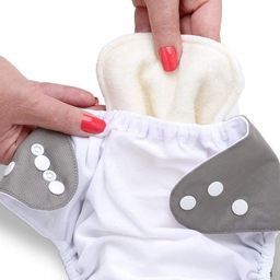 Fantasy India Reusable Washable Cloth Diaper Nappies With Wet-Free 5 Layer Insert Pads - Pack of 3 image 4