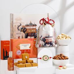 Kundan Elegance Rakhi Hamper-image-33