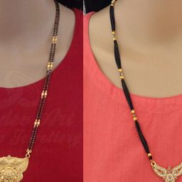 Ramdev Art Fashion Jwellery Brass Gold Plated Mangalsutra-image-68
