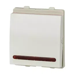 Schneider Electric Opale 32 A 2 Module ABS DP Switch with Indicator White, AAKX1232 image 2
