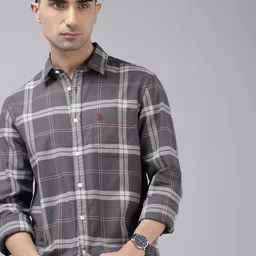 U.S. Polo Assn. Denim Co. Checked Pure Cotton Casual Shirt-picture-34