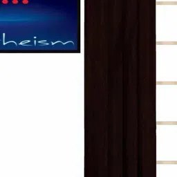 BELLA TRUE Brown Long Door Curtain-image-89