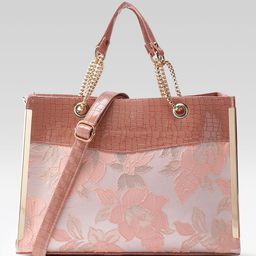 FABBHUE Floral Shopper Tote Bag-23