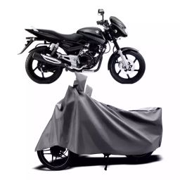 Auto Pearl Two Wheeler Cover with Bag for Bajaj Pulsar 180 DTS-i, Silver-image-64