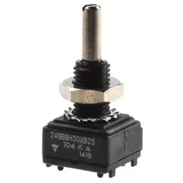 Vishay Panel Mount, Through Hole Rotary Potentiometer 1 W Power 100 kΩ Pin Terminal, 249BBHS0XB25104KA (Pack of 50 Pcs)-picture-38