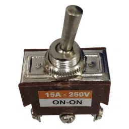 DPDT 6 Pin Toggle Switch ON-OFF-ON (15A 250V) image 1